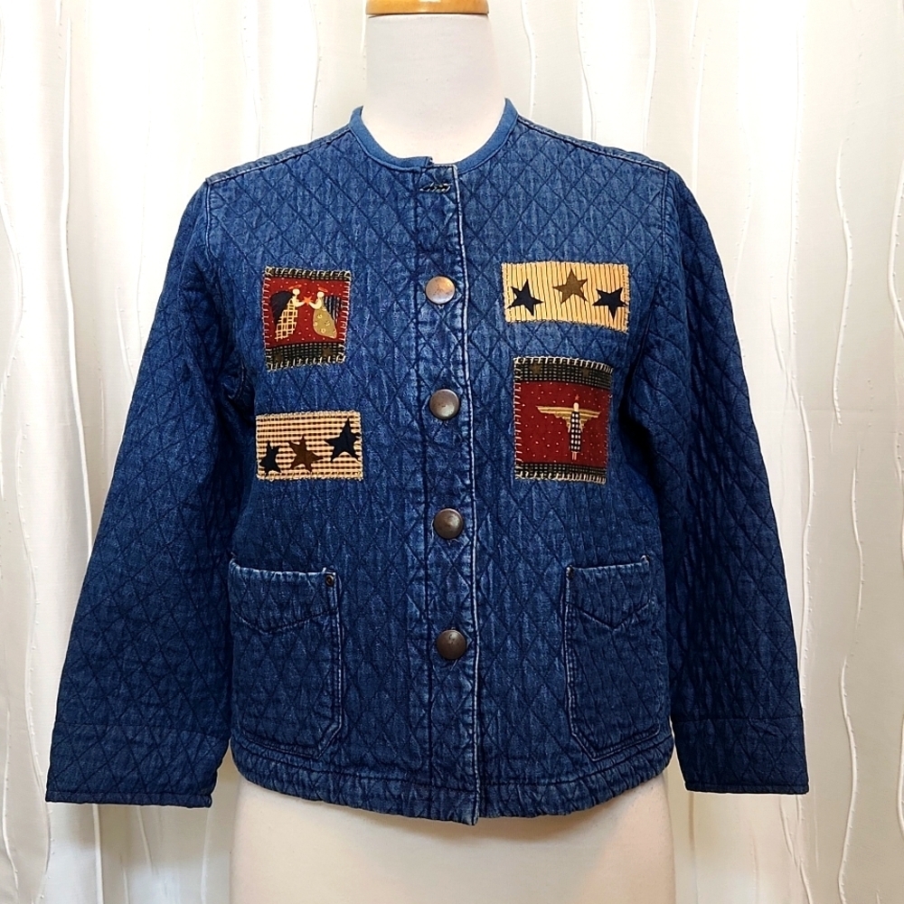 Vintage Haik's Quilted Denim Jacket